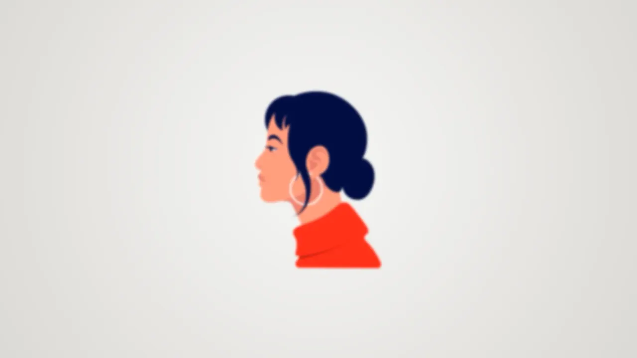 Opening scene of the film: the character in profile as pathogens drift past